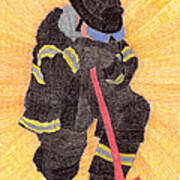 The Fireman Art Print