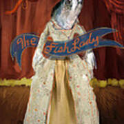 The Fish Lady Art Print