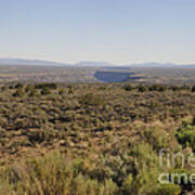 The Gorge On The Mesa Art Print