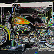 The Motorcycle Mechanic Art Print