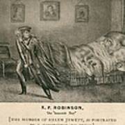 The Murder Of Helen Jewett In 1836 Art Print