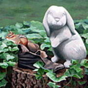 The Stone Rabbit Art Print