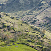 The Tongue And Lowther Brow In The Lake District Art Print