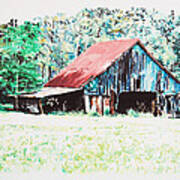 Tobacco Barn Art Print