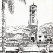 Torre De La Universidad De Puerto Rico Art Print