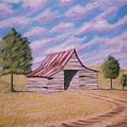 Tractor Shed Art Print