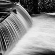 Tumwater Falls In Bw Art Print