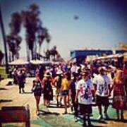 Venice Beach Is Packed On Memorial Day Art Print