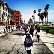 #venicebeach #venice #beach #pier Art Print