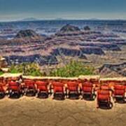 View Deck - Grand Canyon Lodge - North Rim Art Print