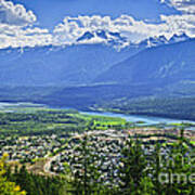 View Of Revelstoke In British Columbia Art Print