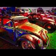 Vw Bugs @ Greazefest Art Print