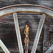 Wagon Wheel Detail Art Print