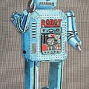 Wind-up Robot 2 Art Print