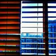 #window #shades #shutters #scenery Art Print