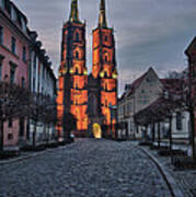 Wroclaw Cathedral Art Print