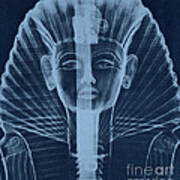 X-ray Of An Egyptian Mask Art Print