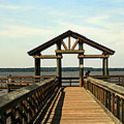 Yorktown Pier Art Print