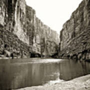 Big Bend National Park And Rio Grand River Art Print