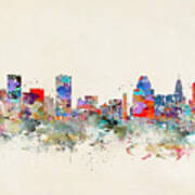 Baltimore Skyline #1 Art Print