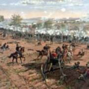Battle Of Gettysburg #4 Art Print
