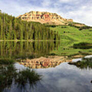 Beartooth Butte Reflections #1 Art Print