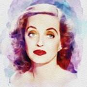 Bette Davis, Movie Star #1 Art Print