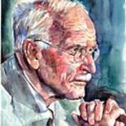 Carl Gustav Jung Portrait Art Print