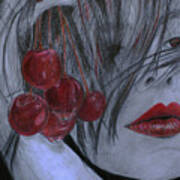Cherry Kisses #1 Art Print