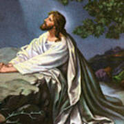 Christ In The Garden Of Gethsemane Art Print