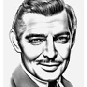 Clark Gable #1 Art Print