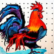 Doodle Do Rooster Art Print