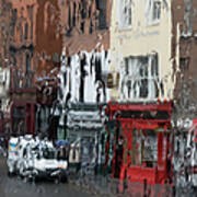 Dublin In The Rain - 2 Art Print