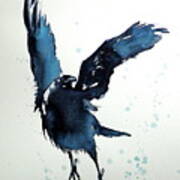 Flying Crow #1 Art Print