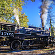 Great Smoky Mountains Rail Road Autumn Season Excursion #1 Art Print