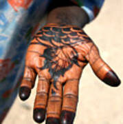 Henna Hand #1 Art Print