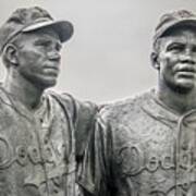 Jackie Robinson And Pee Wee Reese Photograph by Mesha Thomas - Pixels