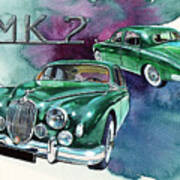 Jaguar Mk2 #1 Art Print
