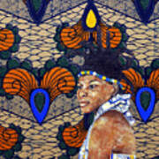 Kitenge Background Series #1 Art Print