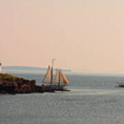 Leaving Camden Harbor #1 Art Print