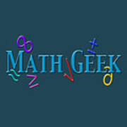 Math Geek #1 Art Print