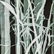 Midnight Bamboo Art Print