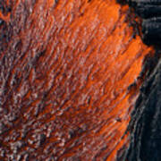 Molten Pahoehoe Lava #1 Art Print