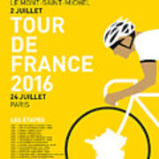 My Tour De France Minimal Poster 2016 Art Print