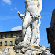 Neptune Fountain Florence #1 Art Print