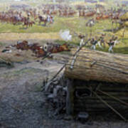 Painting Of Battle Of Borodino #1 Art Print