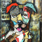 Pit Bull Art Print