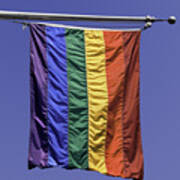Rainbow Flag Of The L  G B T Movement Art Print