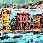 Sestri Levante Italy Bay Of Silence #1 Art Print
