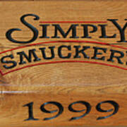 Smuckers In Orrville Ohio Bench 5850 #1 Art Print
